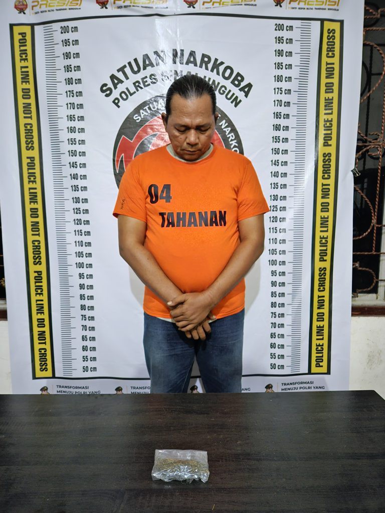 Sat Narkoba Polres Simalungun Tangkap Pelaku Penyalahgunaan Narkoba dengan Barang Bukti 11.12 Gram G