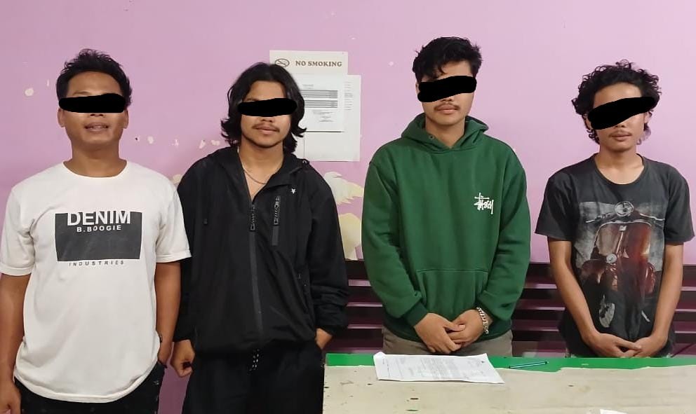 Polsek Perdagangan Resor Simalungun Berhasil Menangkap Empat Pelaku Penganiayaan Bersama di Simalung