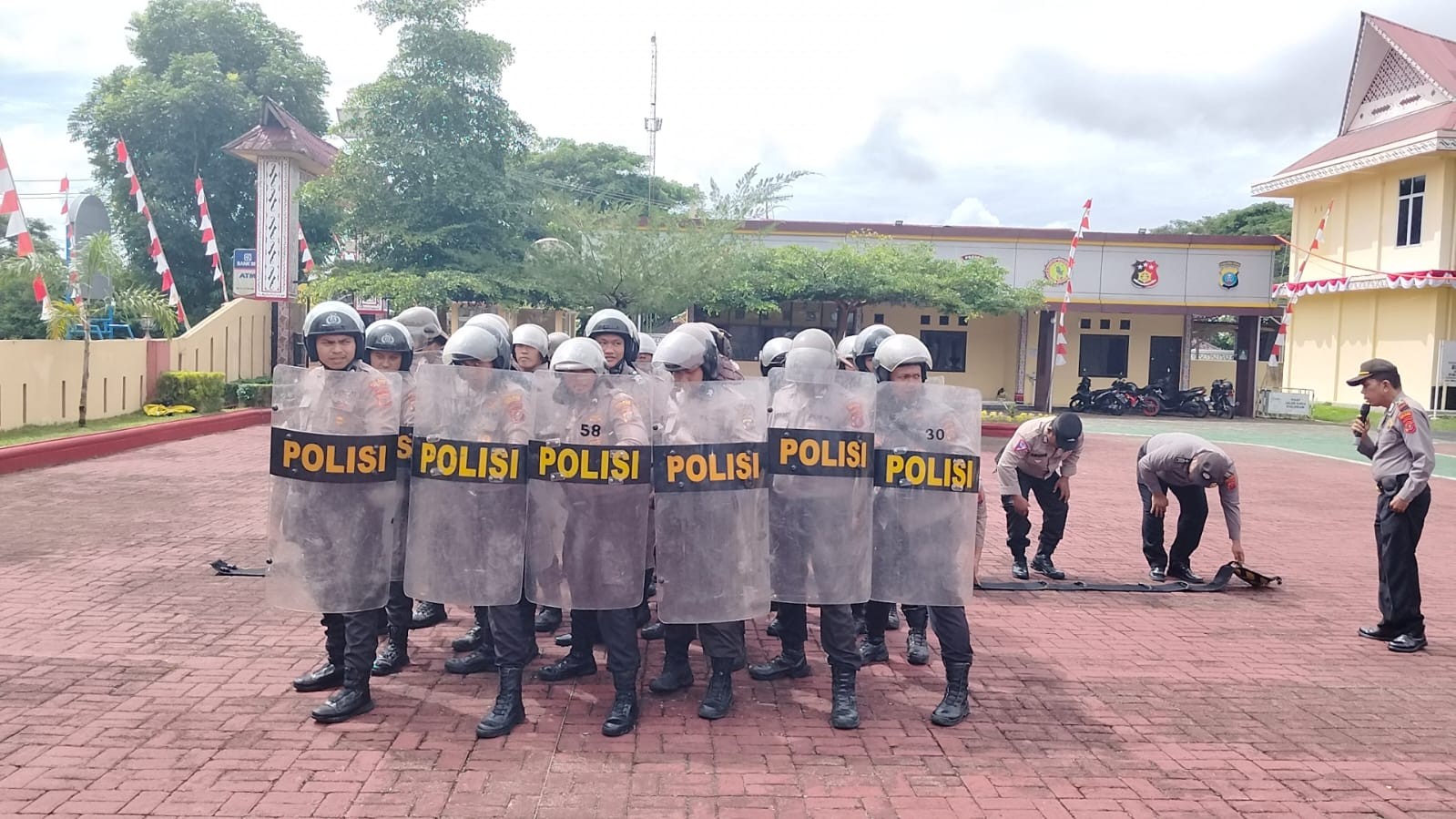 Sat Samapta Polres Simalungun Latih Dalmas untuk Kesiapan Pemilukada Serentak