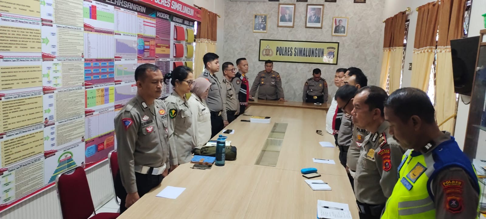 Polda Sumatera Utara Gelar Latpraops Patuh Toba 2024 Secara Virtual, Polres Simalungun Siap Wujudkan