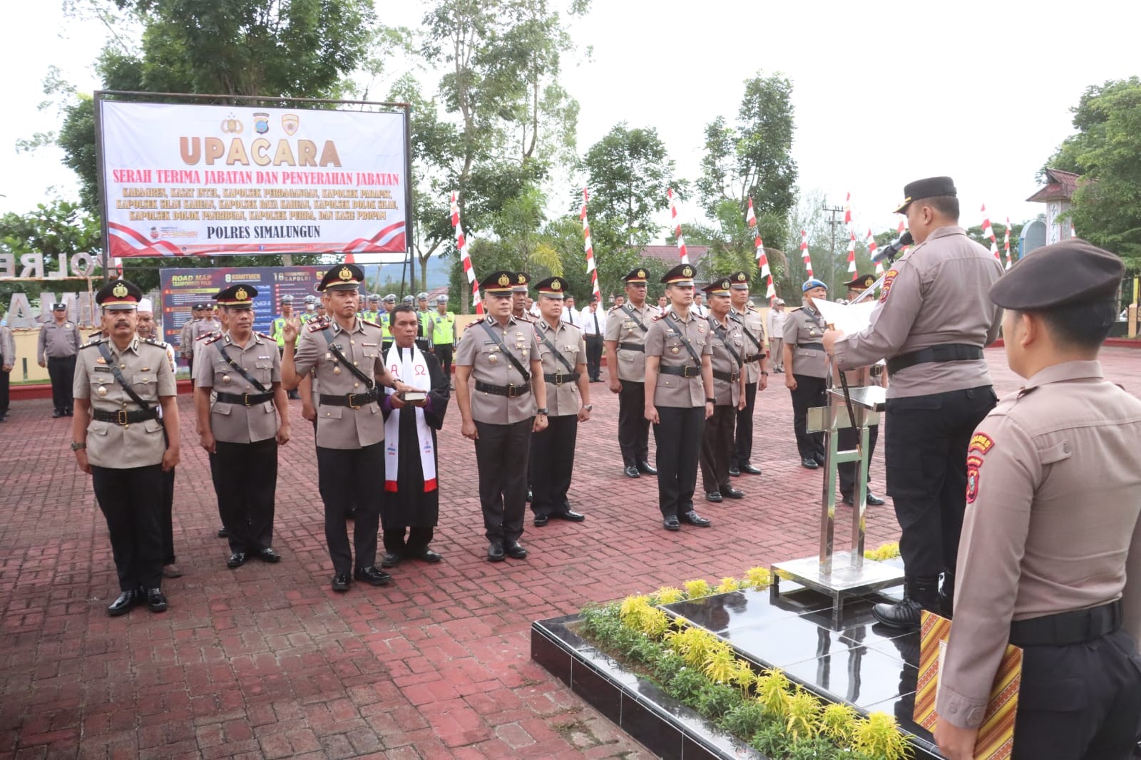 Polres Simalungun Umumkan Struktur Baru Jajaran Kapolsek