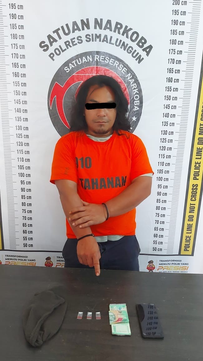 Bravo, Polres Simalungun Berhasil Tangkap Pengedar Narkoba di Desa Marjandi Embong