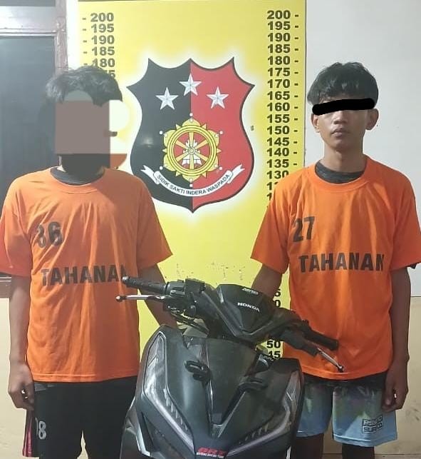 Polsek Perdagangan Resor Simalungun Berhasil Tangkap Dua Tersangka Pencurian Sepeda Motor