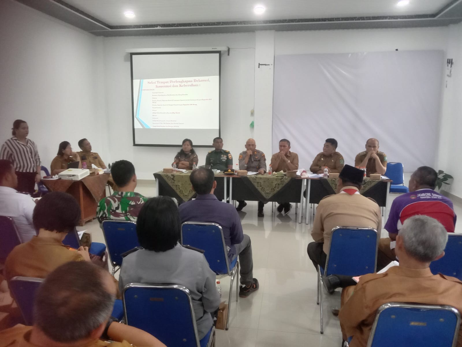 Kapolsek Perdagangan Hadiri Rapat Finalisasi HUT RI ke-79 Kabupaten Simalungun