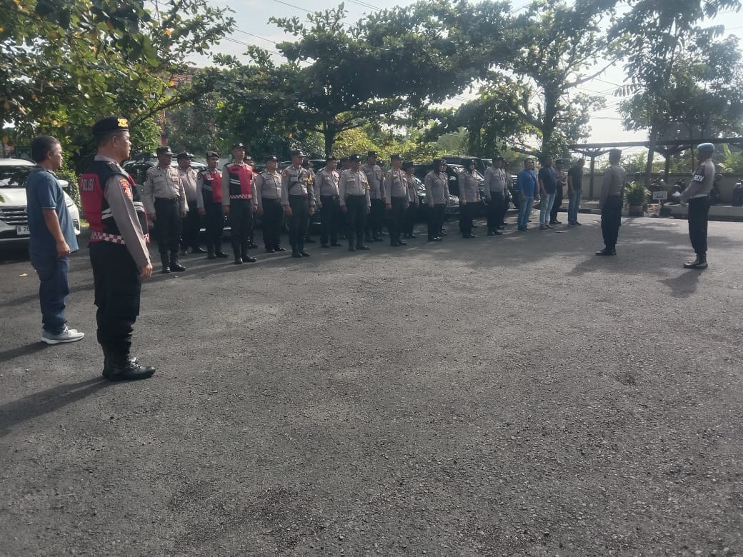 Polres Simalungun Berhasil Amankan Sidang dan Unjuk Rasa di Pengadilan Negeri Simalungun