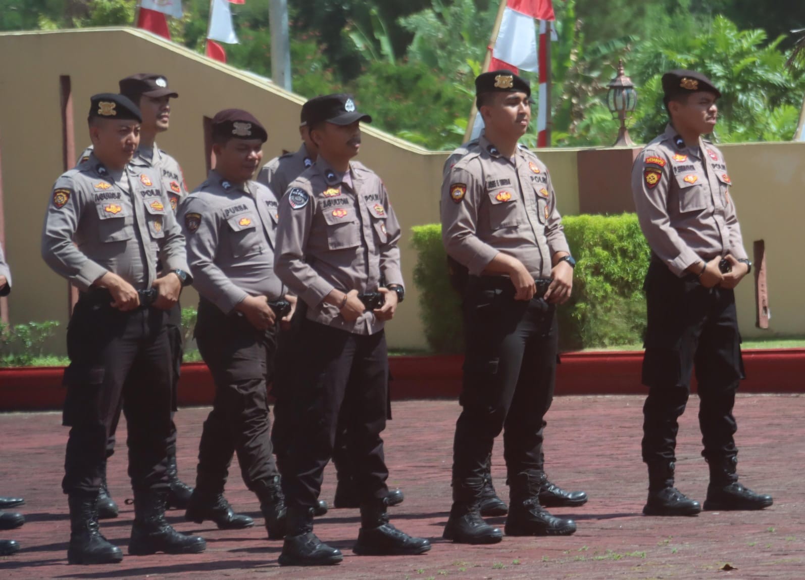 Personel Polres Simalungun Laksanakan Latihan DALMAS untuk Persiapan Pengamanan Pilkada 2024 