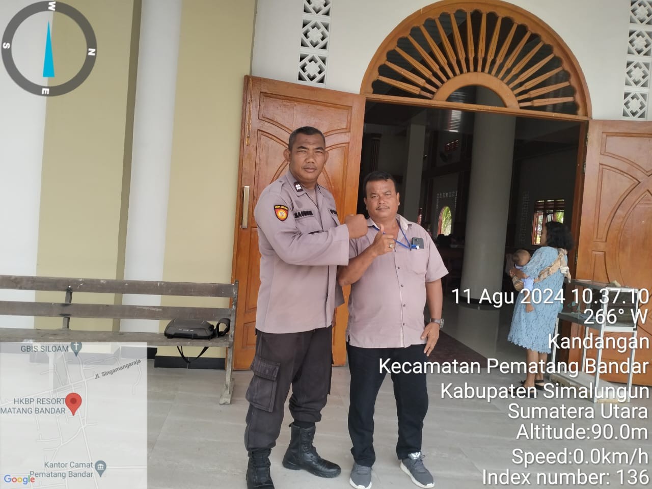 Polsek Perdagangan Gelar Patroli Dialogis Minggu Kasih