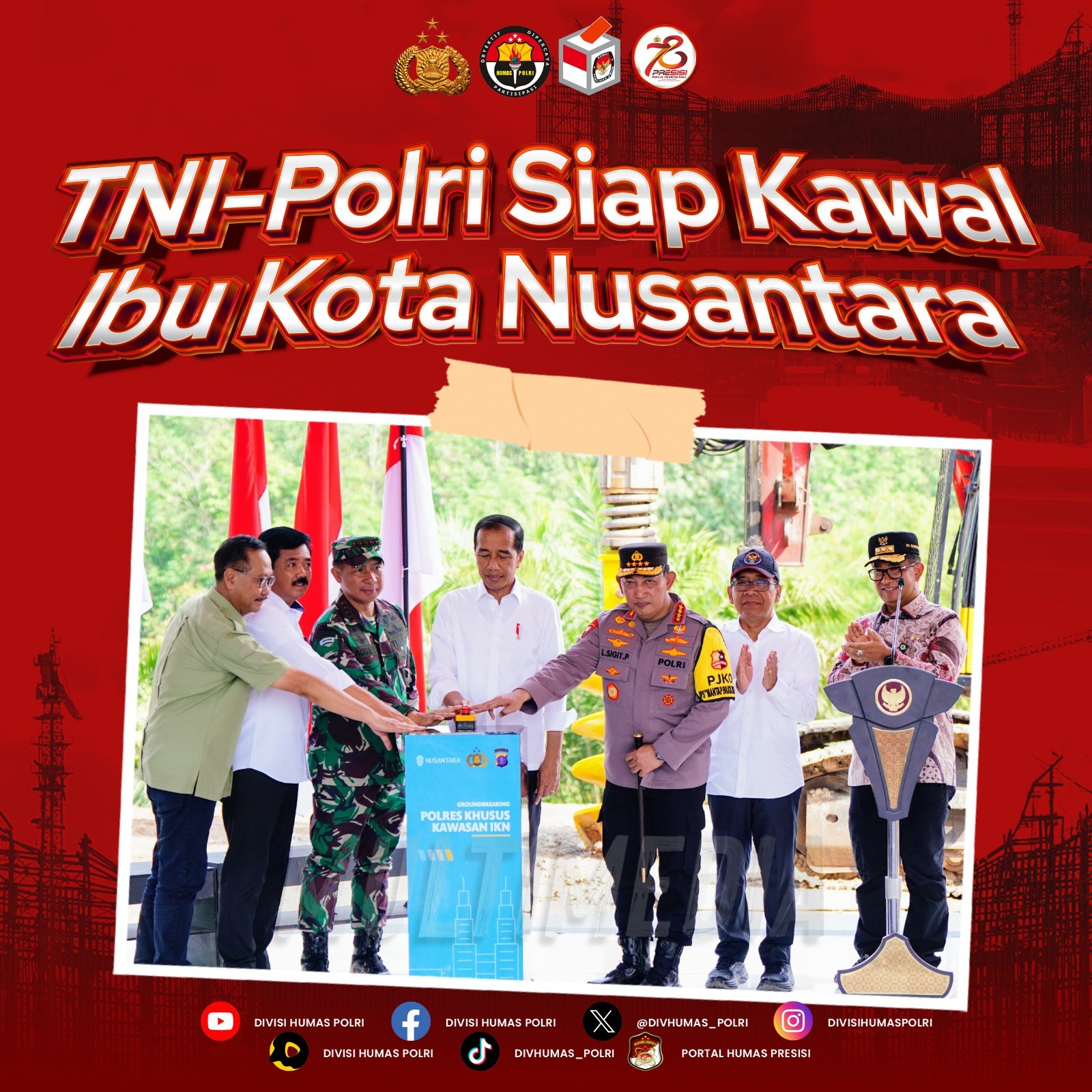 Kakorlantas Polri Cek Kesiapan Personel dan Kendaraan untuk Pengamanan HUT Ke-79 RI di IKN