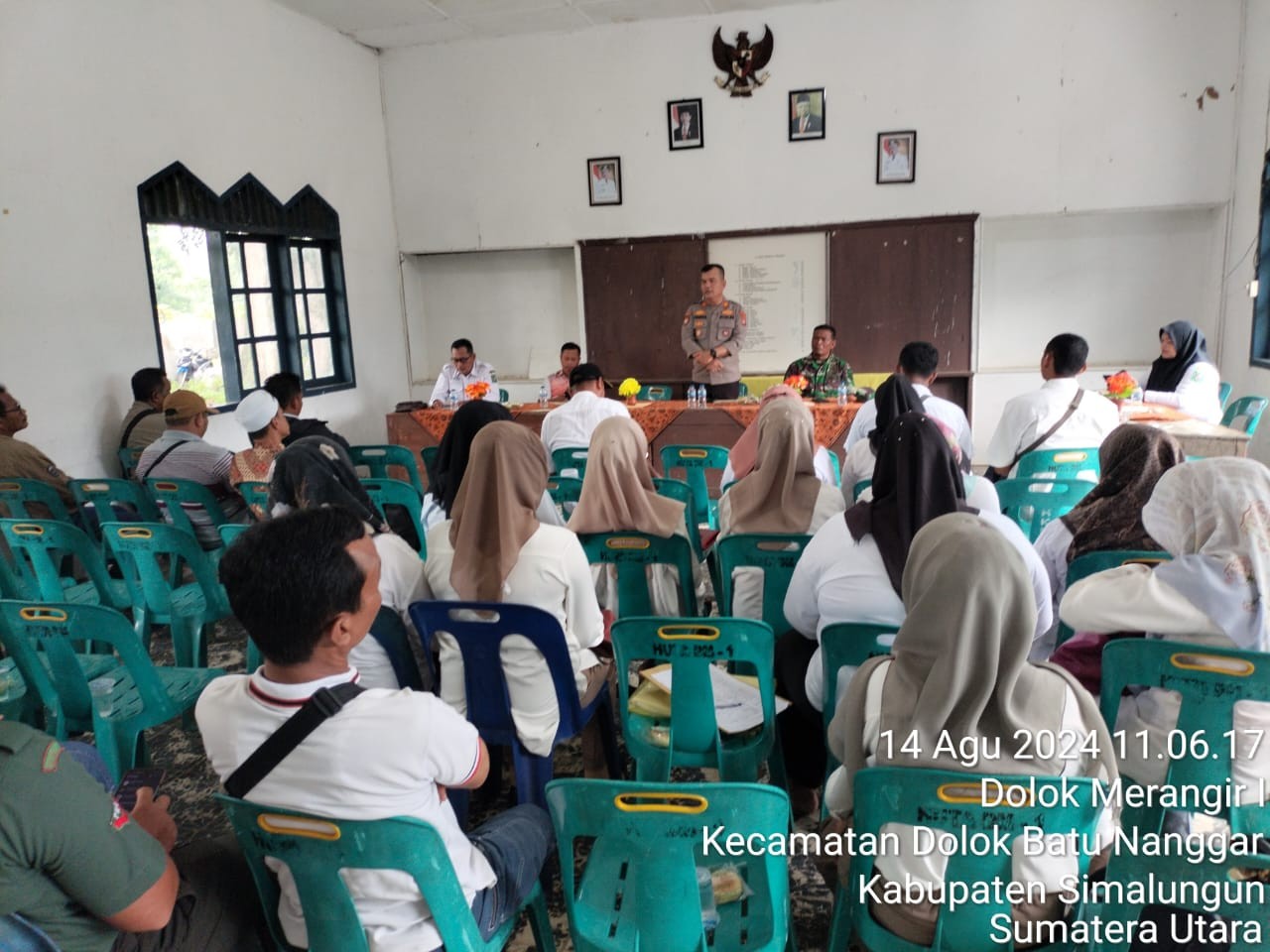 Persiapan HUT RI ke-79 di Kecamatan Dolok Batu Nanggar Hampir Rampung, Kapolsek Tekankan Pentingnya 