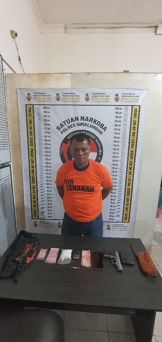 Kakek di Simalungun Ditangkap Jual Narkoba, Polisi Sita 115 Gram Sabu dan Airsoft Gun