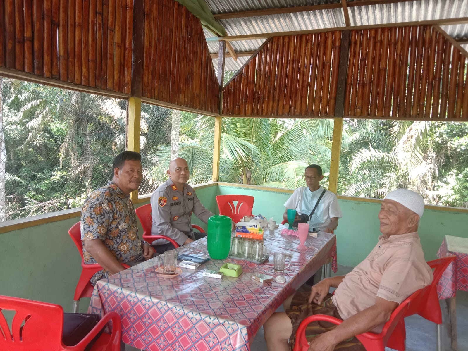 Polsek Perdagangan Gelar Jumat Curhat, Upaya Polri Peduli Masyarakat dan Cooling