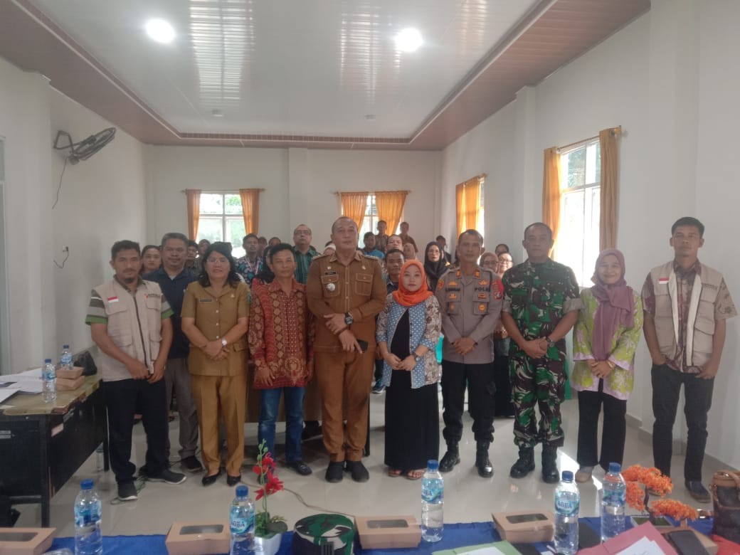 Kapolsek Bangun Hadiri Rapat Pleno Rekapitulasi Daftar Pemilih Sementara di Kecamatan Siantar