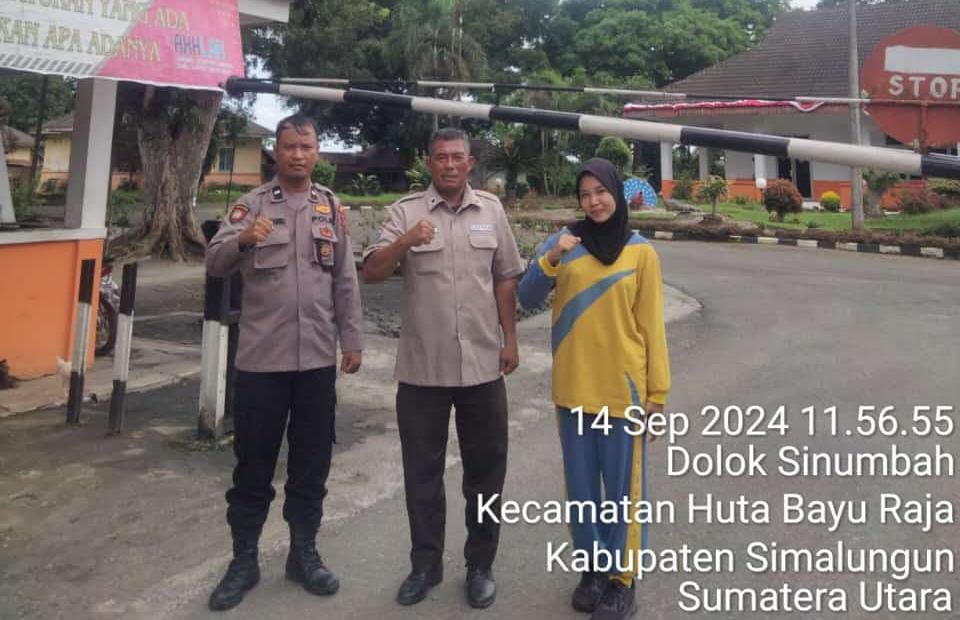 Polsek Tanah Jawa Lakukan Patroli Dialogis di Kantor Nagori Dosin, Jaga Keamanan