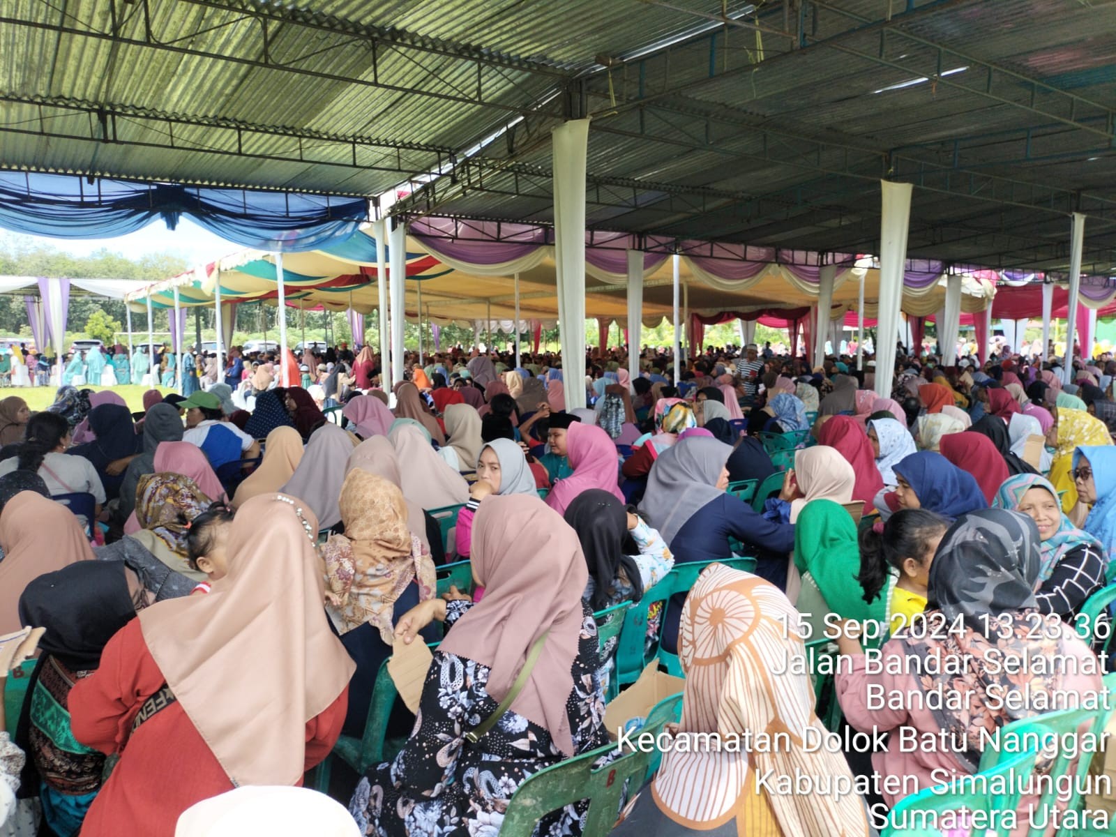 Polsek Serbalawan Amankan Tabliq Akbar Peringatan Maulid Nabi Muhammad SAW, Ribuan Jamaah Hadir