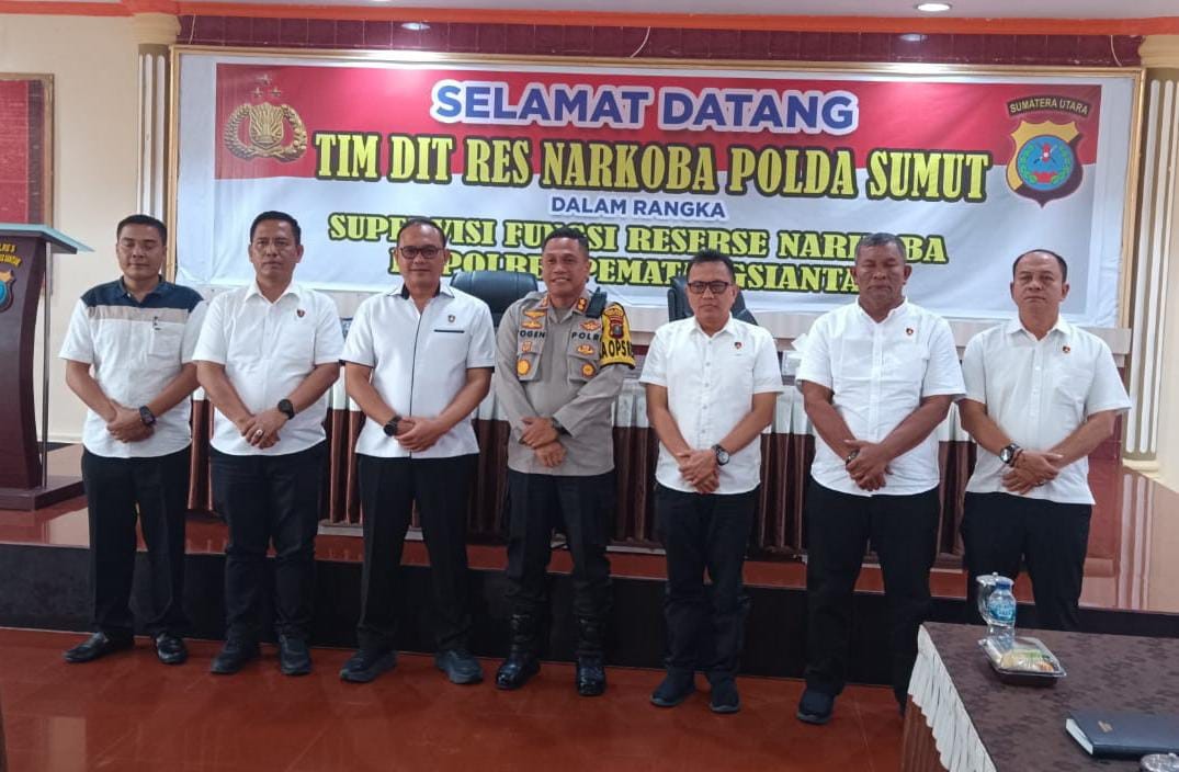 Supervisi Fungsi Reserse Narkoba Tingkatkan Penyelidikan dan Penindakan Narkotika di Polres Simalung