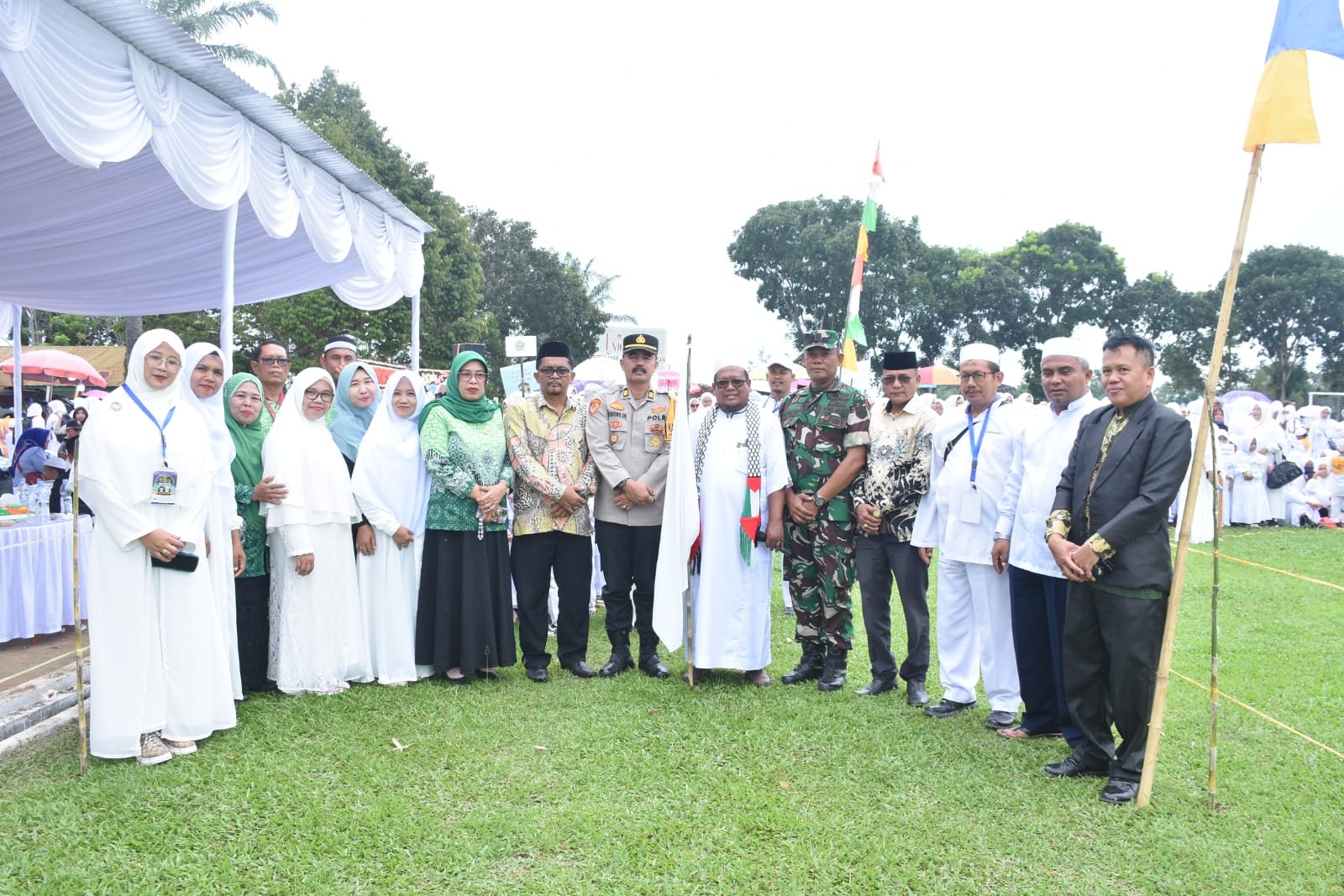 Polres Simalungun Hadiri Manasik Haji Kecil, 3000 Peserta PAUD Meriahkan Kegiatan di Kabupaten Simal