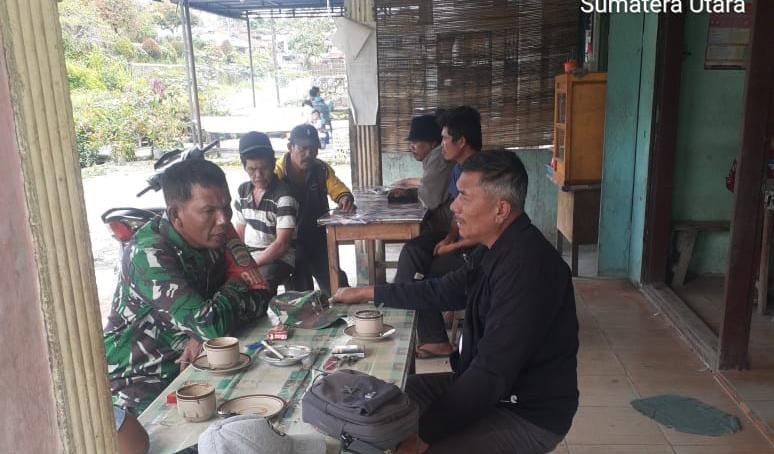 Polsek Dolok Pardamean Pantau Perkembangan Suhu Politik dan Himbau Masyarakat Jaga Kondusifitas Jela