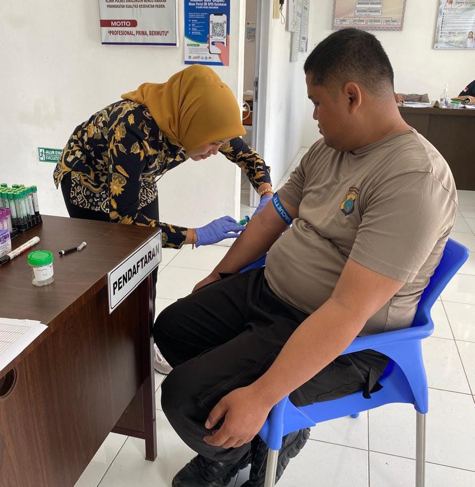 Polres Simalungun Gelar Pemeriksaan Lab Prolanis dan Pap Smear Bhayangkari