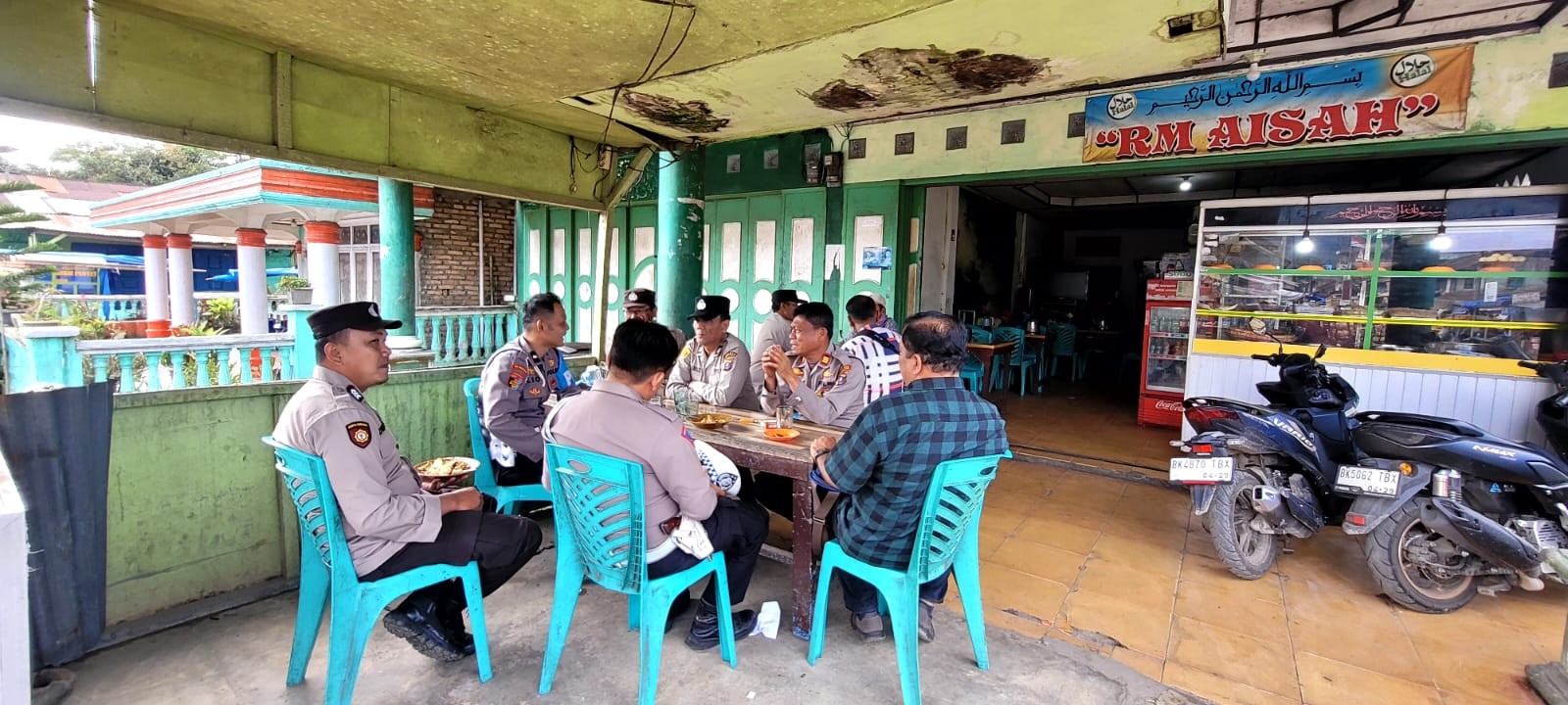 Polsek Saribudolok Gelar Coffee Morning dan Anev Mingguan,  Evaluasi Kinerja