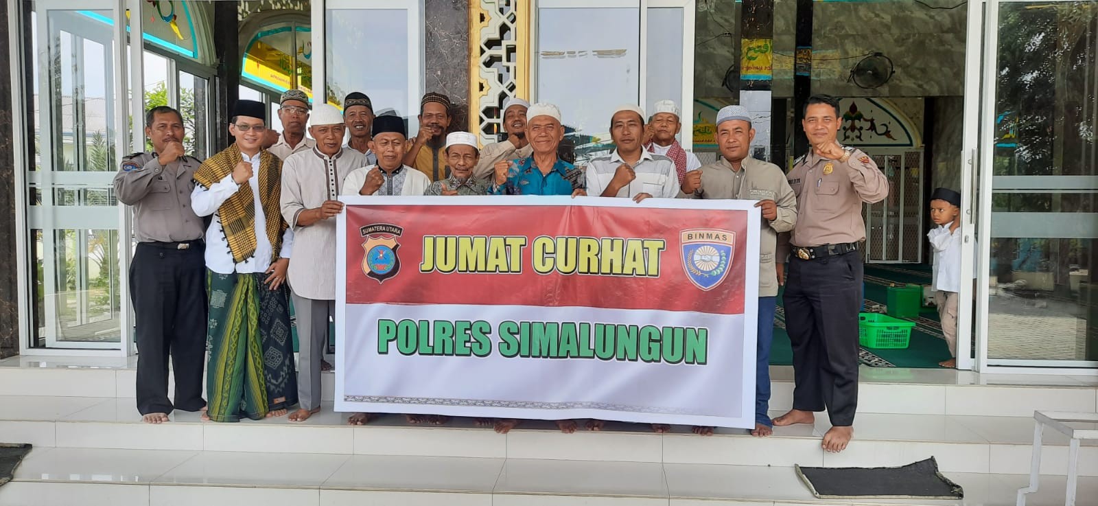 Polres Simalungun Gelar Jumat Curhat,  Himbau Warga Jaga Kamtibmas