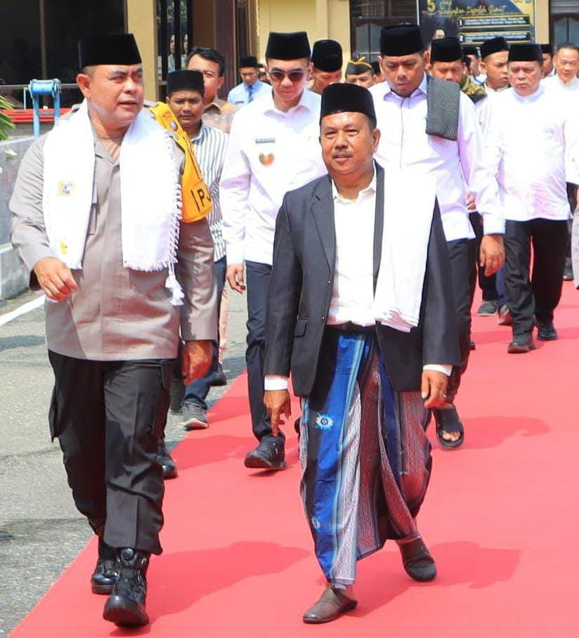 Cooling System Pilkada Damai, Kapolda Sumut Hadiri Tablig Akbar Peringatan Maulid Nabi di Labuhanbat