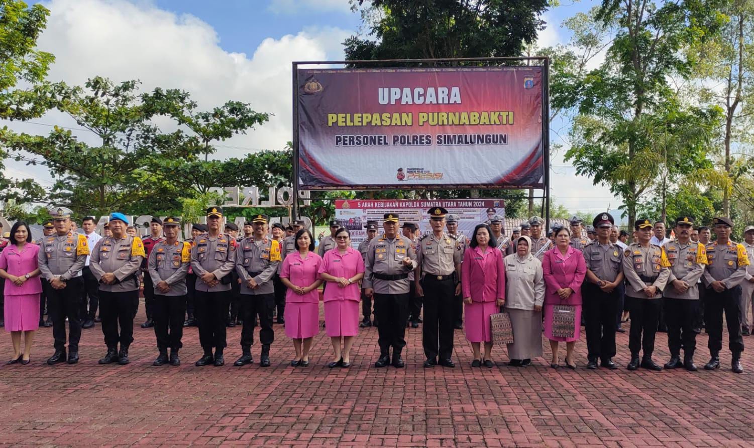 Upacara Pelepasan Purnabakti Personel Polres Simalungun: Polri Humanis