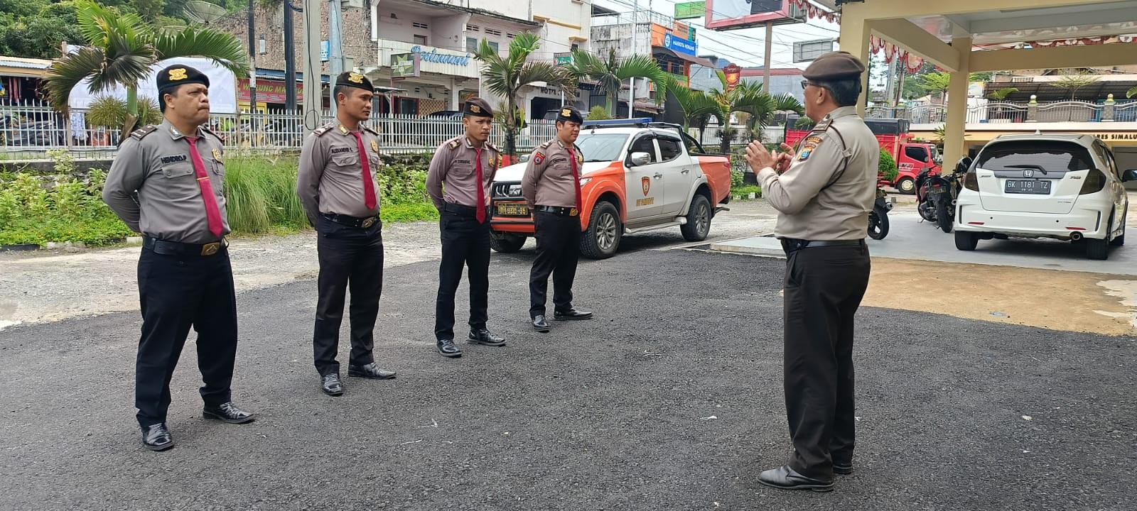 Satuan Pam Obvit Polres Simalungun Patroli Destinasi Wisata, Jaga Keamanan Jelang Pilkada