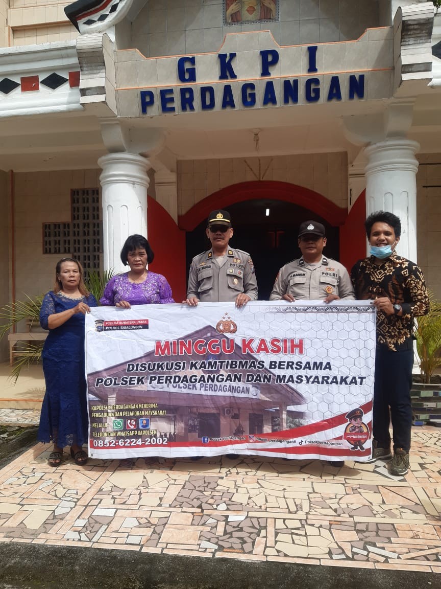 Polsek Perdagangan Laksanakan Giat Minggu Kasih untuk Ciptakan Kamtibmas Menjelang Pilkada 2024