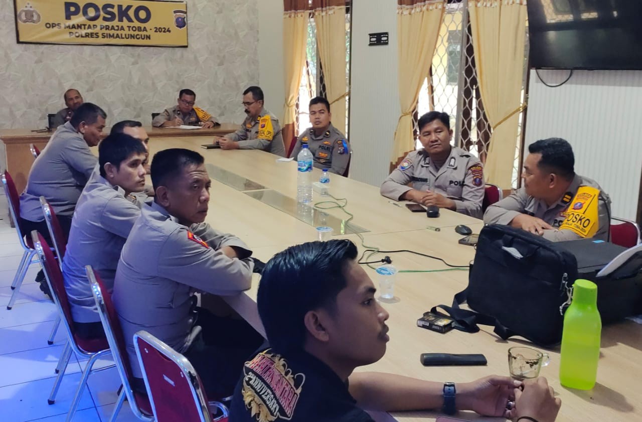 Polres Simalungun Ikuti Anev TW III dan Launching Program Beyond Trust Presisi TW IV Tahun 2024 Seca