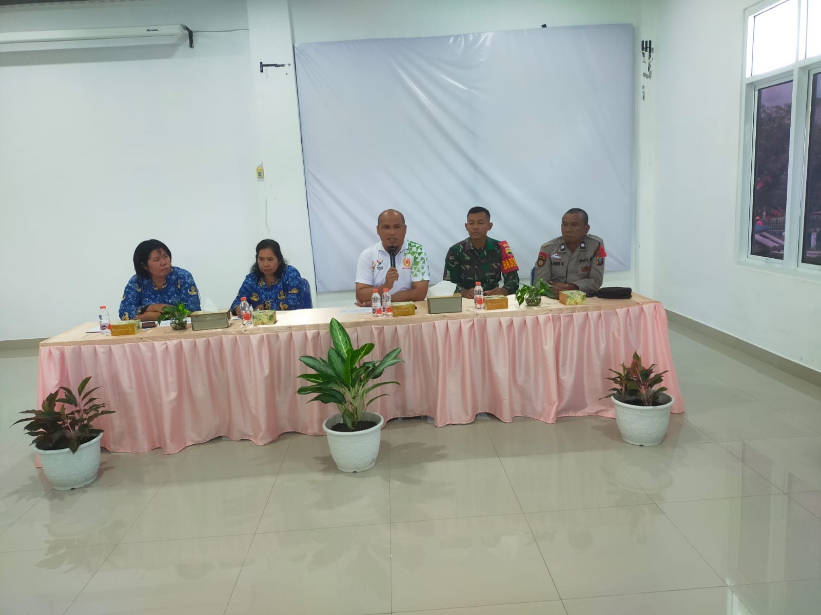 Rapat Harungguan Bulanan di Kecamatan Bandar Bahas Penanganan Sampah dan Ketertiban Pasar