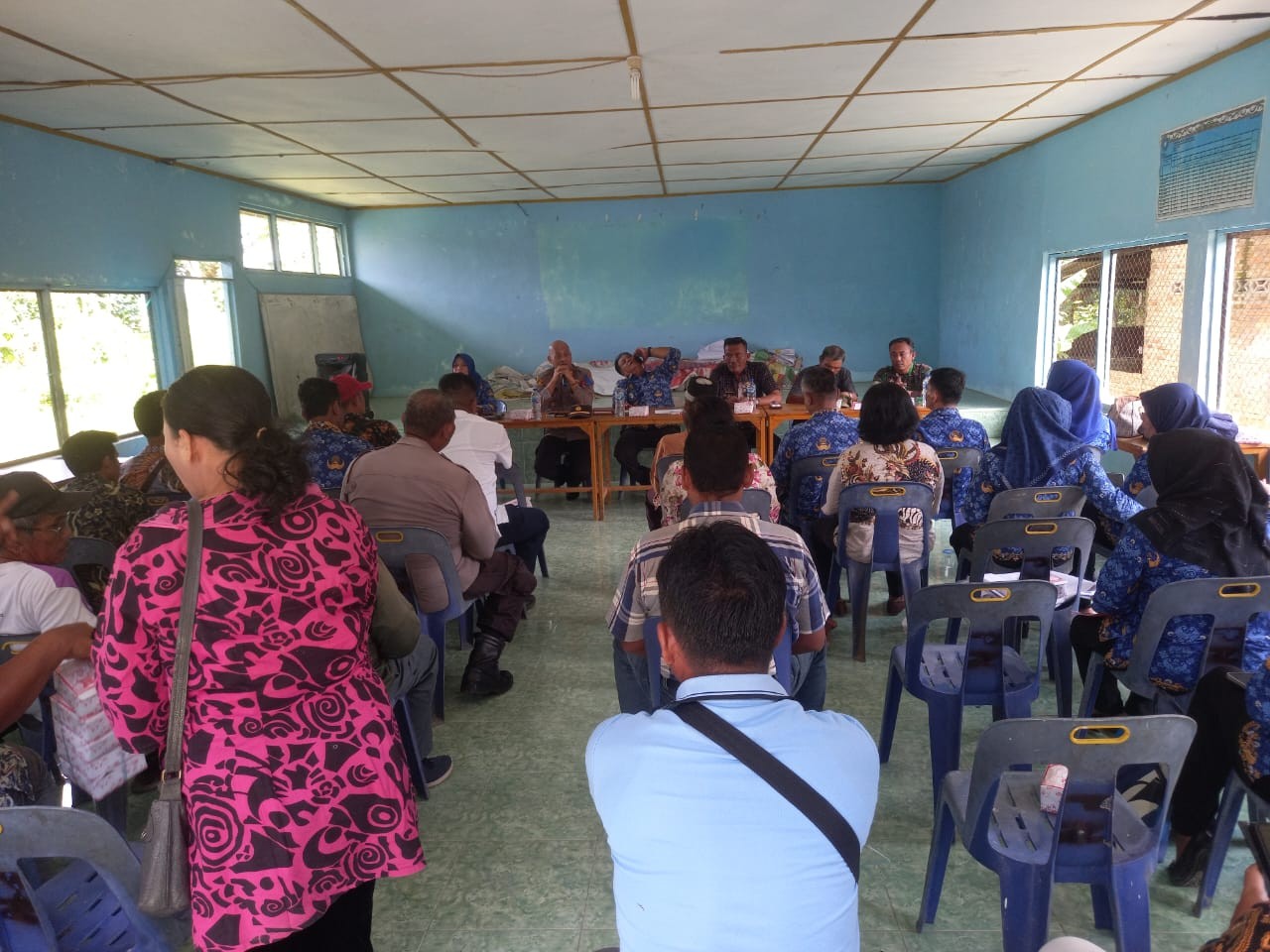 Kapolsek Perdagangan Hadiri Rapat Harungguan Kecamatan Pematang Bandar