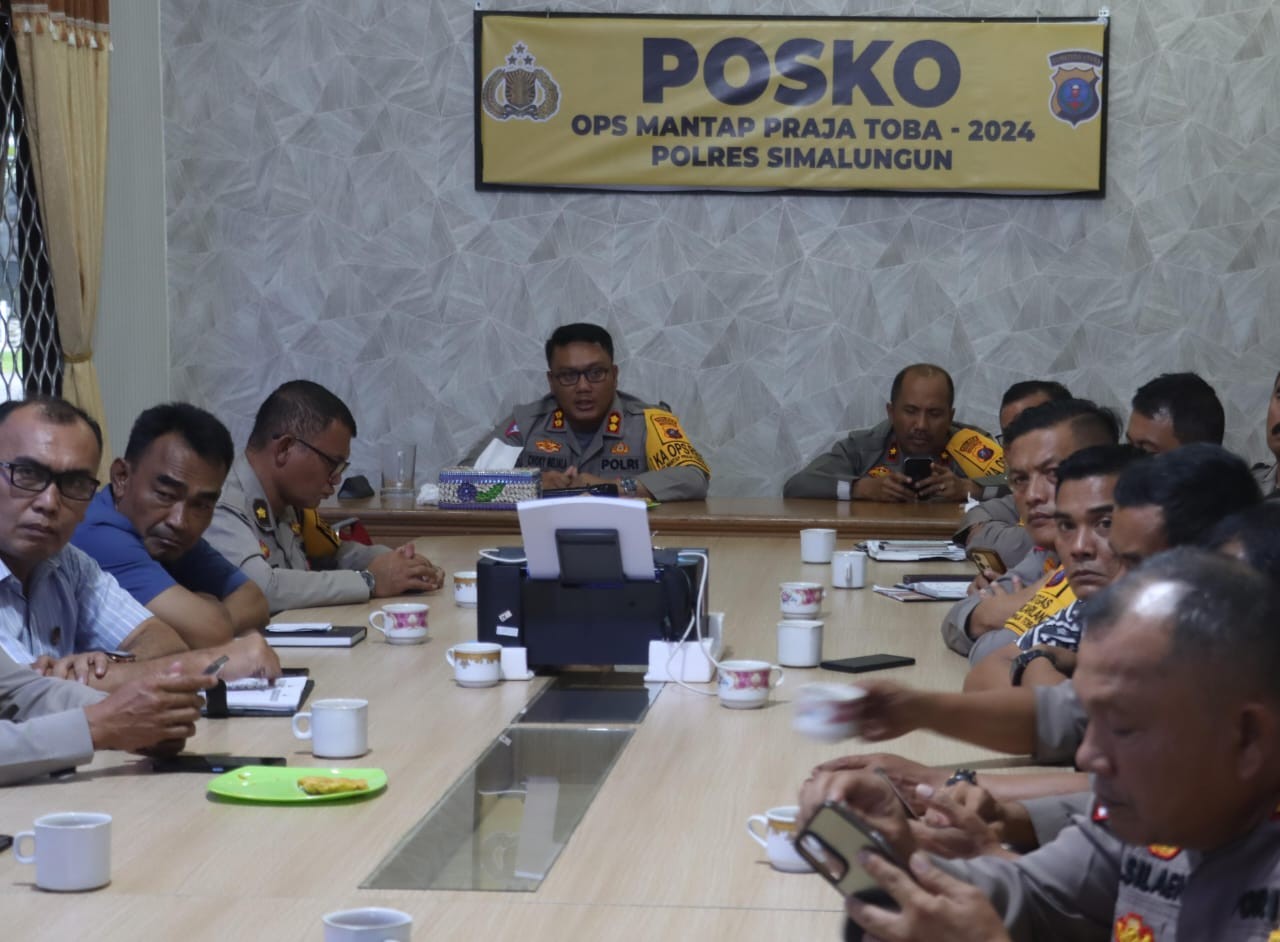 Kapolres Simalungun Ikuti Rapat Internal Polri Secara Virtual, Bahas Analisa Evaluasi Situasi Kamtib