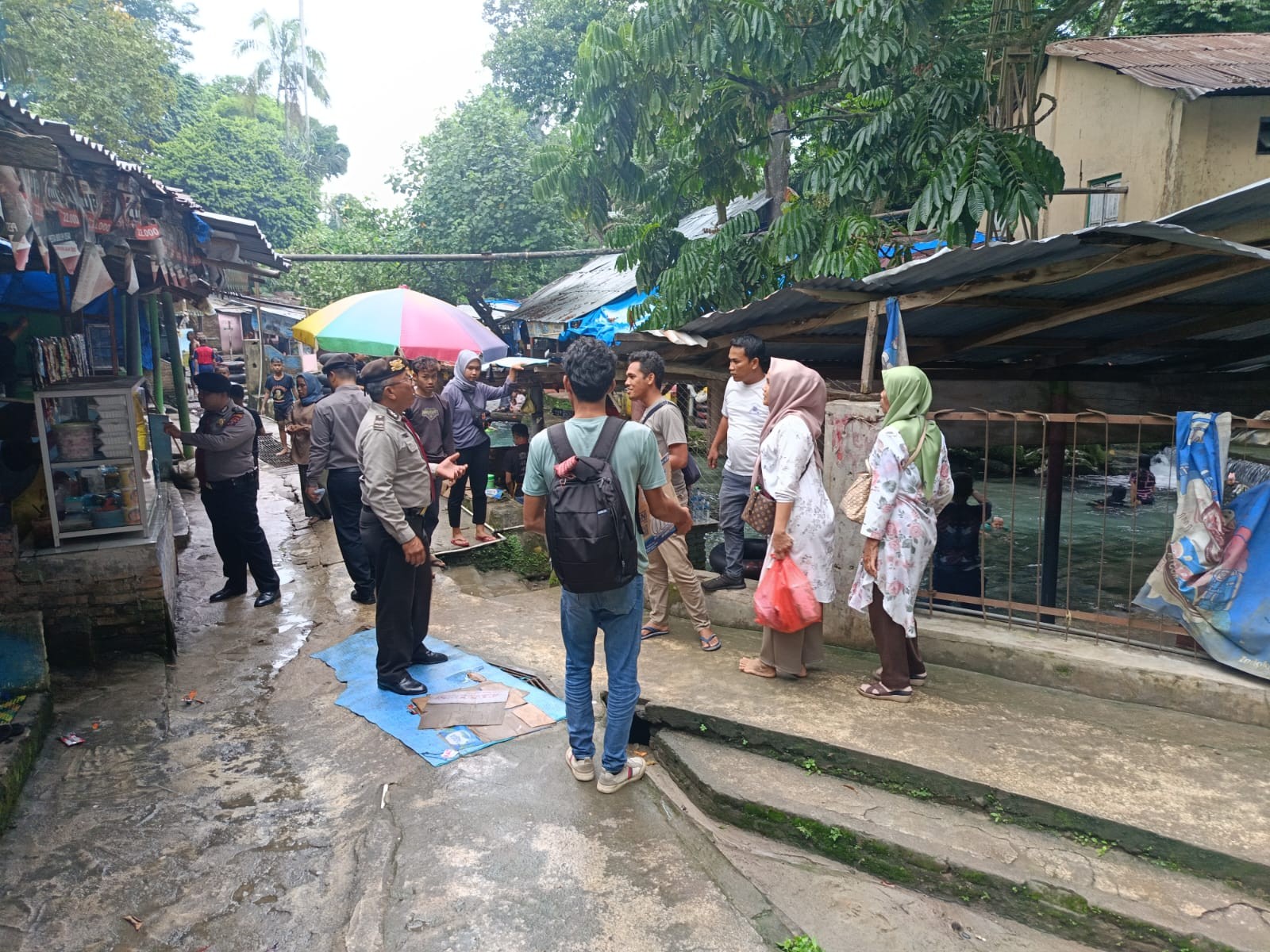 Personel Satpam Obvit Polres Simalungun Patroli Destinasi Wisata, Jaga Keamanan