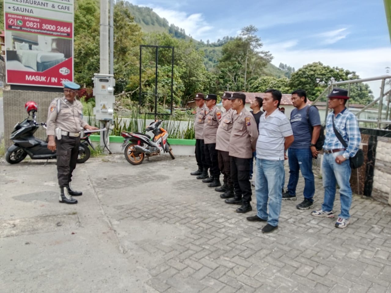 Polres Simalungun Amankan Kampanye Calon Bupati dengan Profesional