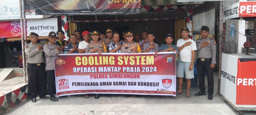 Polres Simalungun Gelar Edukasi dan Cooling System, Jaga Kamtibmas Jelang Pilkada 2024