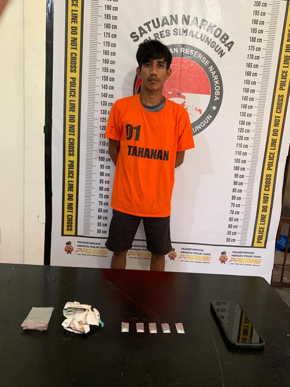 Narkoba di Simalungun Dibantai Lagi! Polsek Tanah Jawa Resor Simalungun Ringkus Pengedar Sabu 0,70 G