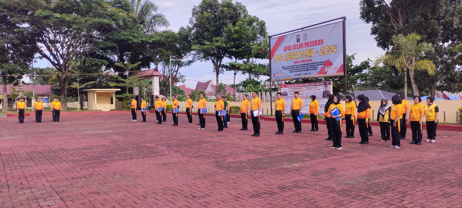 Kabag SDM Polres Simalungun Pimpin Apel Pagi, Tekankan Kesehatan dan Kekompakan Personel