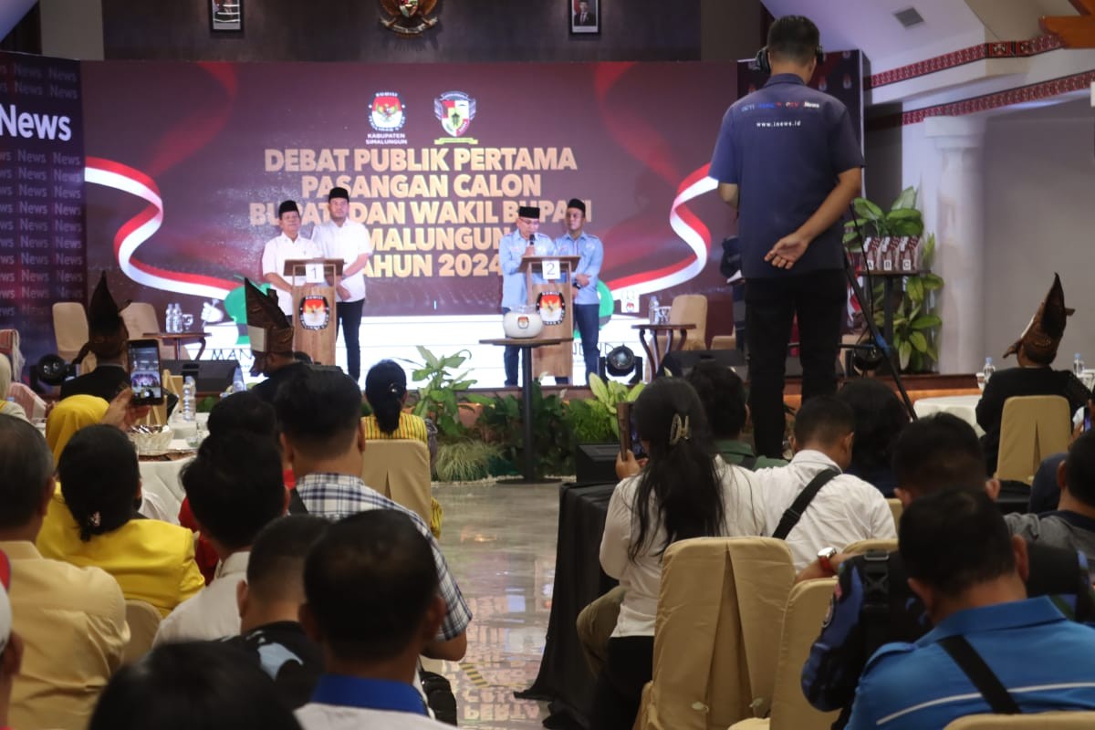 Polri Berkomitmen Menjaga Kemanan dan Netralitas di Pilkada Simalungun, Kapolres Hadiri Debat Publik