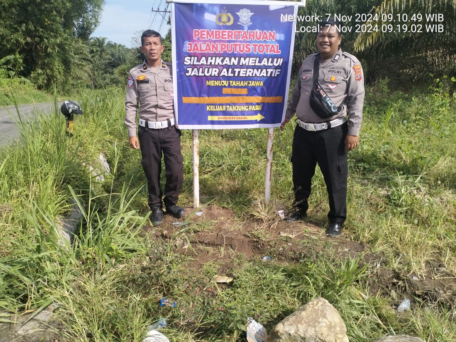 Pengalihan Arus Lalu Lintas di Tanah Jawa: Kesiapsiagaan Polsek Tanah Jawa Resor Simalungun Hadapi J