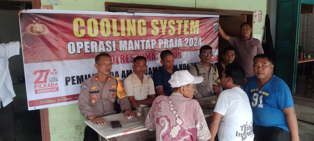 Polres Simalungun Gelar Kegiatan Cooling System, Edukasi Masyarakat untuk Ciptakan Situasi Kondusif 