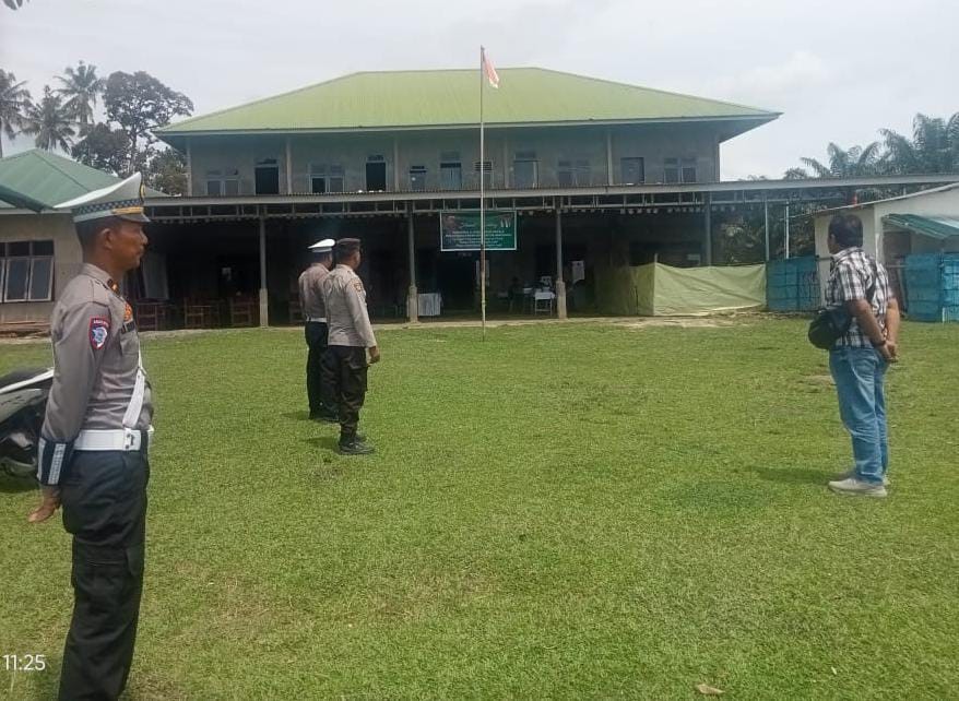 Polres Simalungun Amankan Kampanye Terbatas Calon Gubernur Sumatera Utara di Pesantren Darul Hikmah