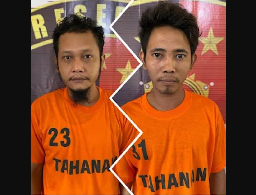 Tampang Dua Pelaku Curas yang Berhasil Ditangkap Polres Simalungun