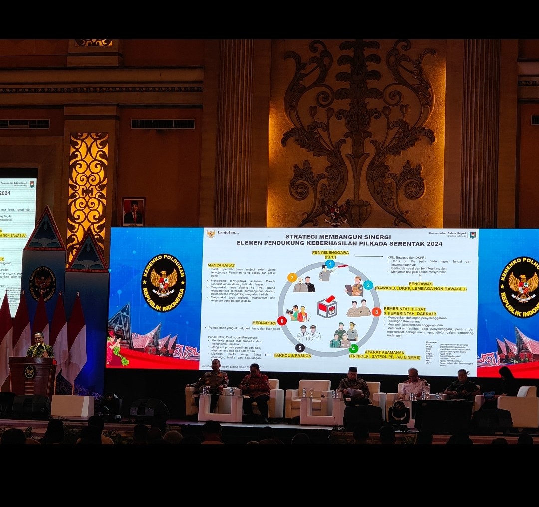 Kapolres Simalungun Hadiri Rapat Koordinasi Kesiapan Pilkada Serentak 2024 Se-Sumatera di Medan